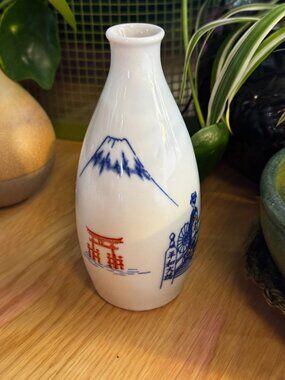 Kamotsuru Brewing Co. Sake Bottle, Vintage Circa 1930s